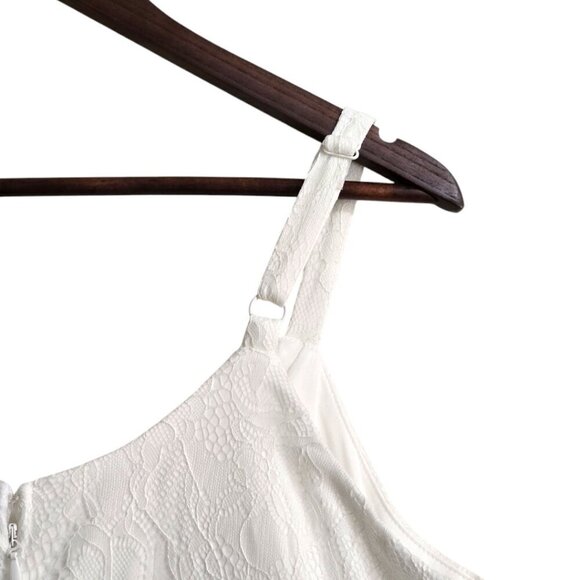 Torrid NWT Mini Stretch Lace V Neck Tiered Flare Dress Sz 12 - Picture 6 of 13